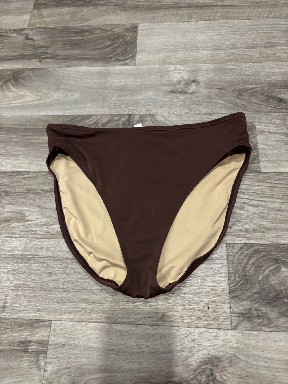 Victoria's Secret High-Waist Bikini Bottoms in Brown